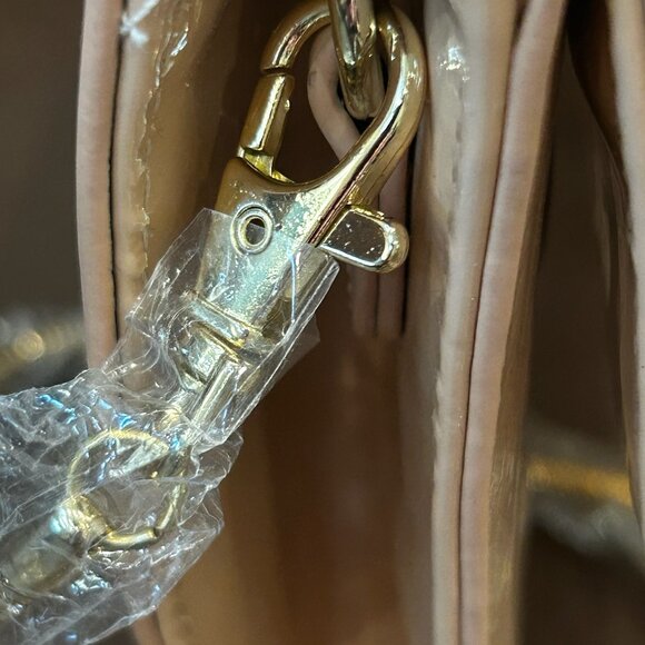 NWT Urban Expressions Vegan Patent Leather Cross Body Clutch - Picture 6 of 14